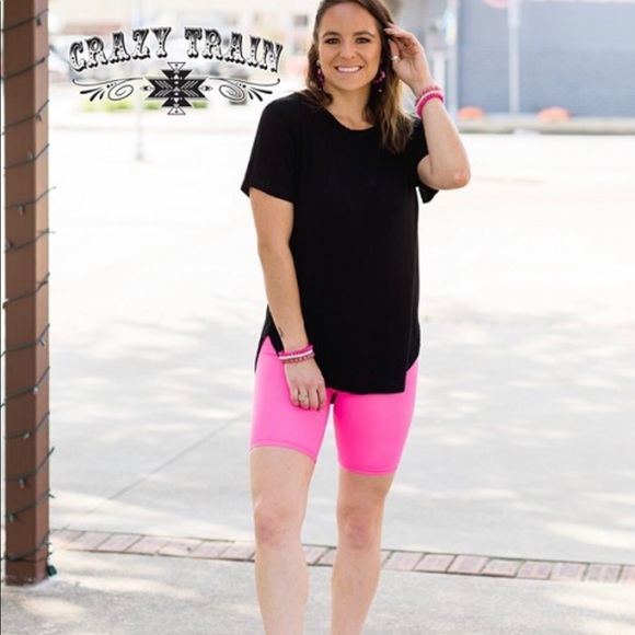 Neon Biker Shorts
